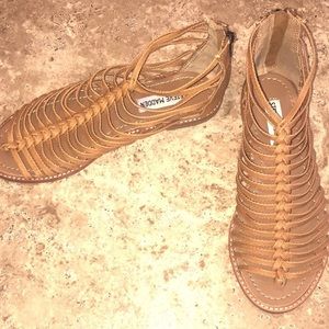 STEVE MADDEN:Lovely, never worn gladiator sandals!